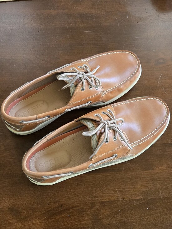 Sperry Other - Sperry Men's Billfish 3-Eye Leather Boat Shoes - Cognac 11.5 EW